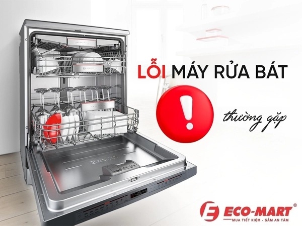 Những Lỗi Thường Gặp Khi Sử Dụng Máy Rửa Bát Kocher KDEU-8835BL Và Cách Khắc Phục Nhanh
