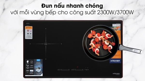 Review chi tiết bếp từ đôi Kocher DI-806GE02 cao cấp