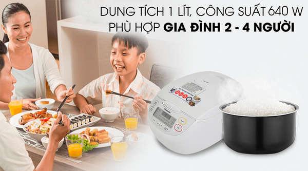 Đánh giá chi tiết nồi cơm điện Panasonic SR-CL108WRA