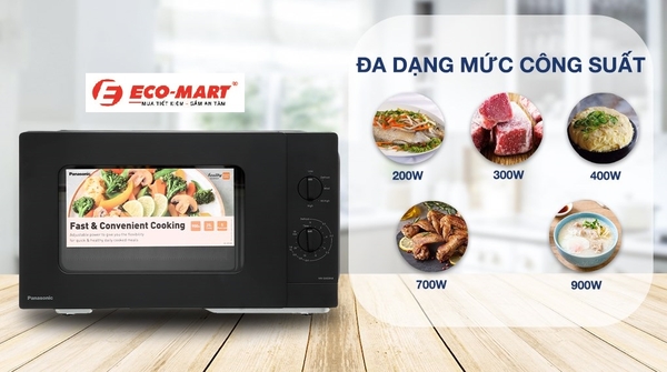 Đánh giá chi tiết lò vi sóng Panasonic NN-SM33NBYUE 25 lít cơ đơn giản dễ dùng