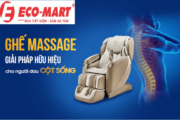 Lợi ích massage cột sống chuyên sâu trong ghế massage