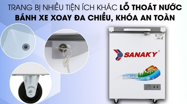5 lý do nên mua tủ đông 1 ngăn 1 cánh Sanaky