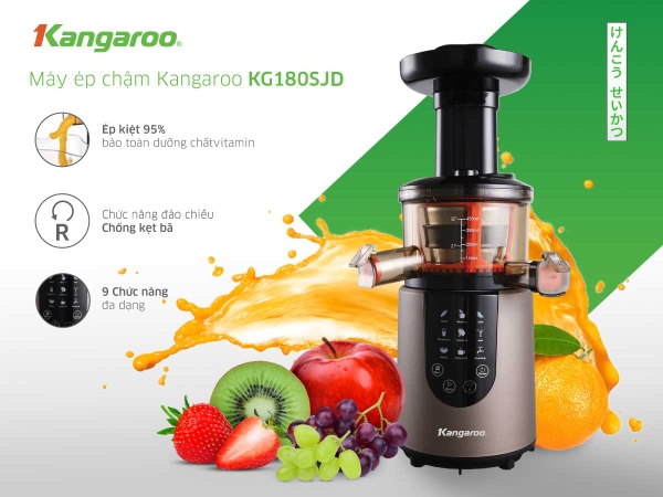 Đánh giá chi tiết máy ép chậm Kangaroo KG180SJD