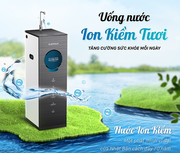 Đánh giá chi tiết máy lọc nước ion kiềm tươi Daikiosan DN104