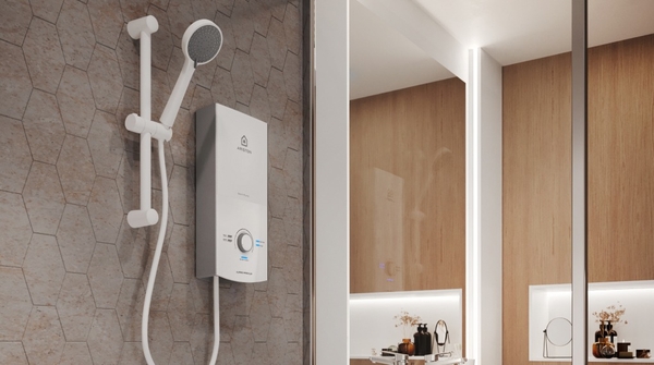 Review chi tiết bình nóng lạnh trực tiếp Ariston AURES PREMIUM 4.5P PEARL