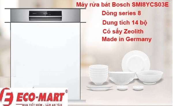 Phân tích chi tiết công nghệ Vario Drawer Pro của máy rửa bát âm tủ Bosch SMI8YCS03E