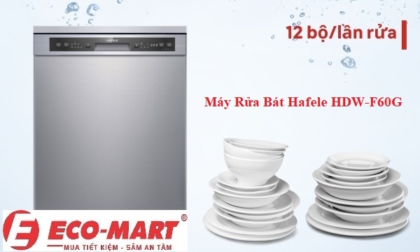 Đánh giá chi tiết máy rửa bát Hafele 12 bộ HDW-F60G - Có gì nổi bật?