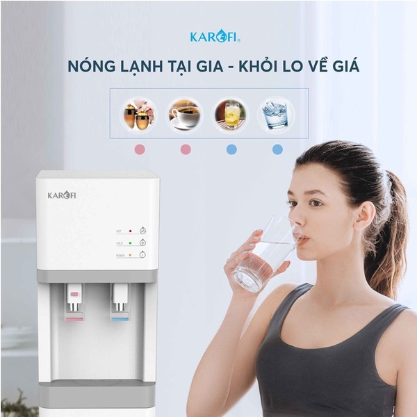 Cách sử dụng cây nước nóng lạnh Karofi đúng cách và hiệu quả