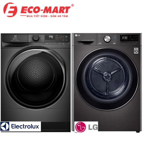Nên mua máy sấy bơm nhiệt Electrolux EDH903R7SC hay LG DVHP09B