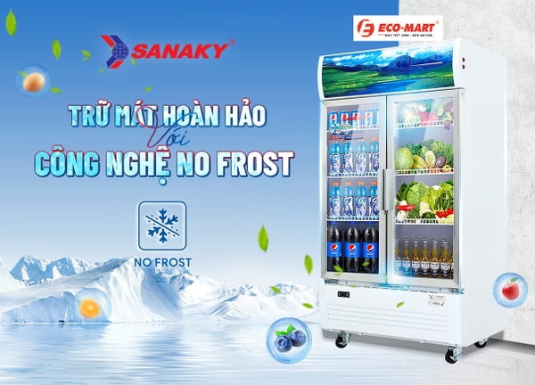 Công nghệ No Frost là gì? Có tác dụng gì trong tủ mát Sanaky