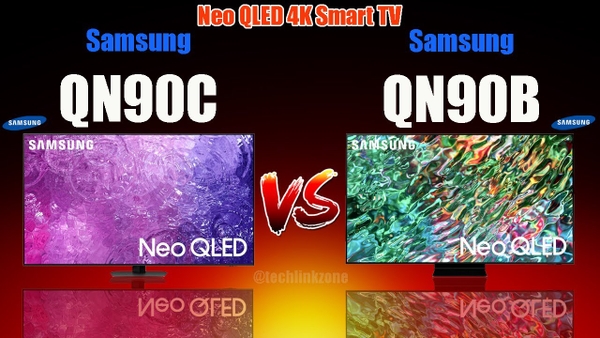 So sánh tivi samsung QN90C 2023 với QN90B 2022