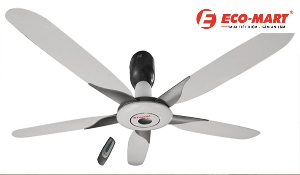 Đánh giá chi tiết quạt trần Vinawind 5 cánh QT1500X điều khiển xa