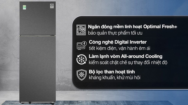 Tủ lạnh Samsung ngăn đá trên 300 lít giá rẻ 2023