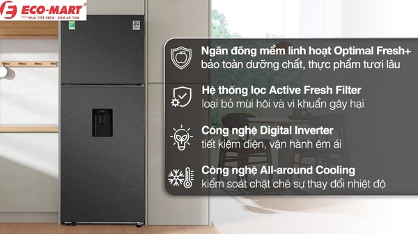 6 điểm đặc trưng nhất của tủ lạnh Samsung RT42CG6584B1SV