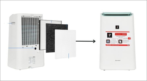 Hướng dẫn vệ sinh máy hút ẩm Sharp đúng cách