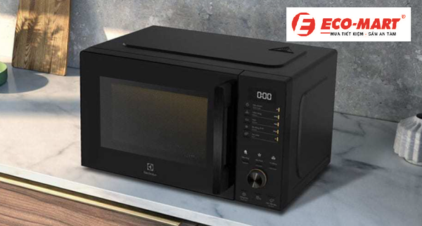 Review lò vi sóng Electrolux EMM23D22B 23 lít điện tử không nướng