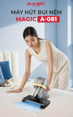 Công nghệ nổi bật trên máy hút bụi giường nệm Magic A-081