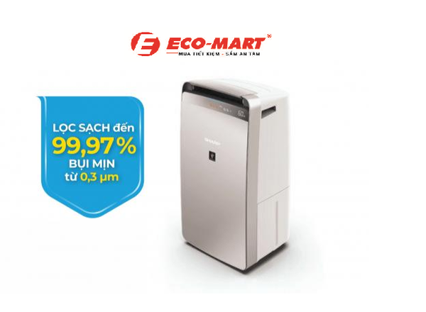 Đánh giá chi tiết máy hút ẩm kèm lọc không khí Sharp DW-J27FV-S 27 lít