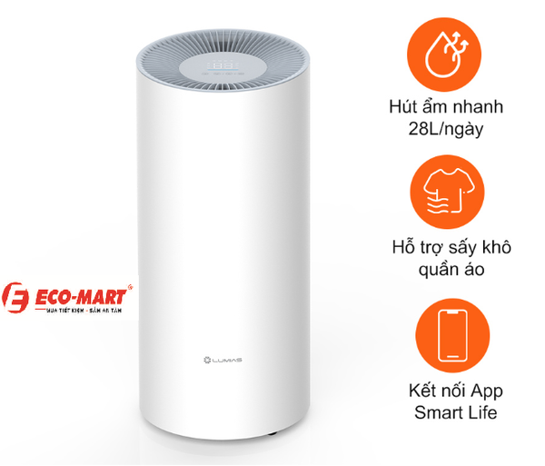 Đánh giá chi tiết máy hút ẩm Lumias D3TPRO công suất 300W 28 lit/ngày