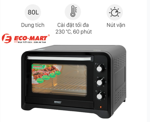 Đánh giá chi tiết lò nướng VH809S2D 80 lít bán hàng nướng không thể bỏ qua