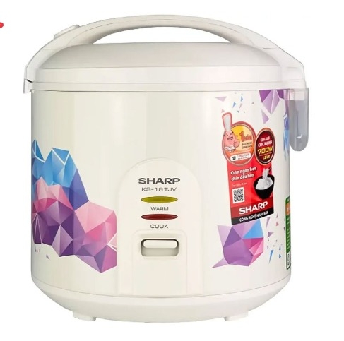 Đánh giá chi tiết nồi cơm điện Sharp KS-18TJV"GR" dung tích 1,8 lít