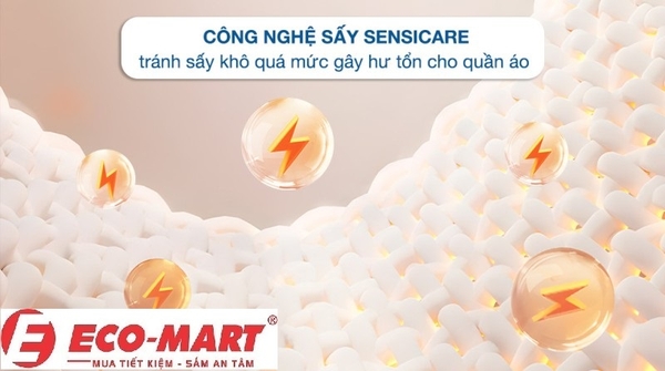 Công nghệ SensiCare, Cảm biến thông minh, bảo vệ sợi vải của máy sấy Electrolux