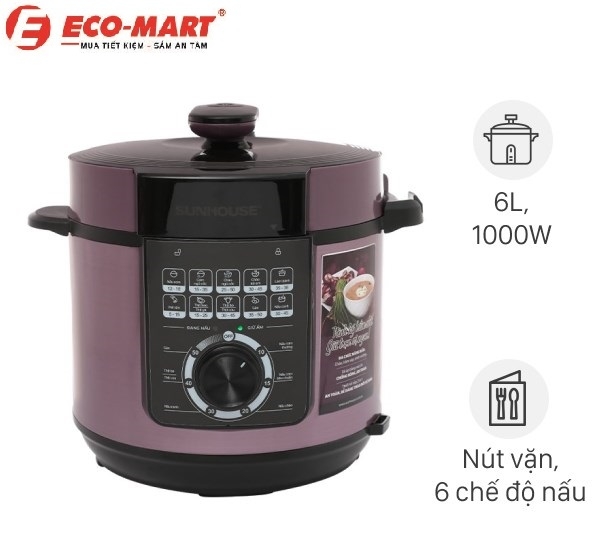Ưu Điểm Nổi Bật Của Nồi Áp Suất Sunhouse SHD1657