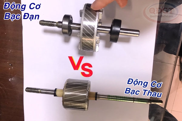 So sánh động cơ bạc thau và động cơ bạc đạn của quạt trần