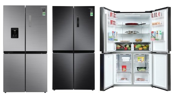 Tầm 15 triệu nên mua tủ lạnh 4 cánh Sharp, Samsung, hay Aqua