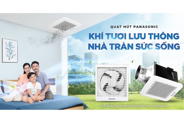 Top 5 quạt thông gió Panasonic