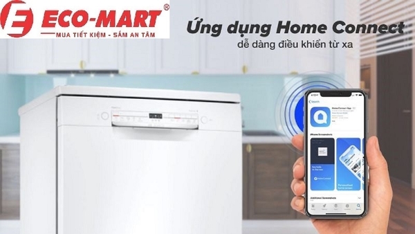 So Sánh Tính Năng Home Connect - Máy Rửa Bát Bosch SMI6ZCS49E Có Gì Thông Minh?