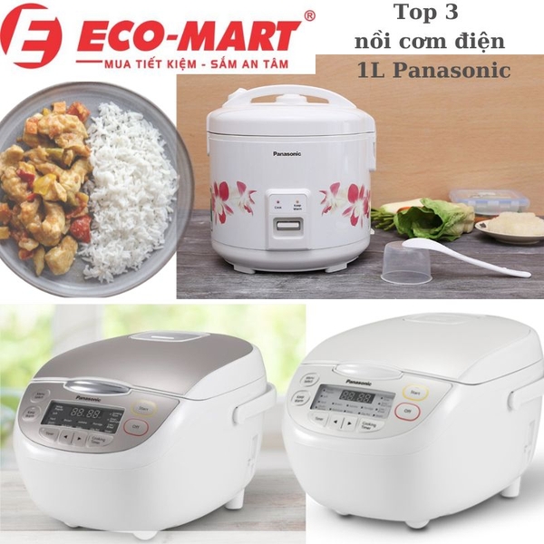TOP 3 NỒI CƠM ĐIỆN PANASOMIC DUNG TÍCH 1 LÍT