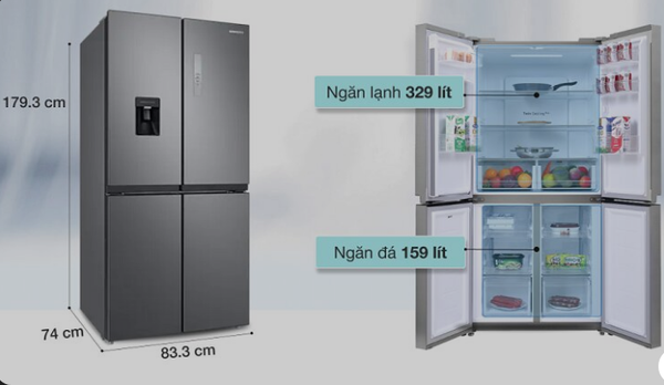 Top 4 tủ lạnh dung tích lớn từ 500–600 lít đáng mua nhất năm 2024–2025
