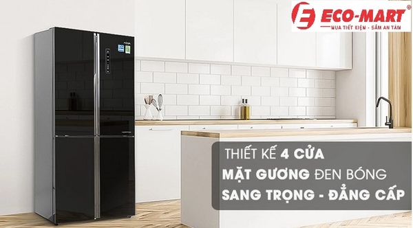 Vì sao khách chọn mua tủ lạnh Aqua AQR-IG525AM(GB) mẫu 4 cửa?