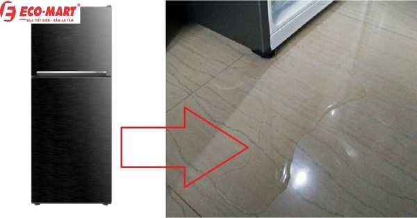 Nguyên nhân và cách khắc phục tủ lạnh bị chảy nước