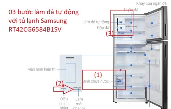 Cách sử dụng tủ lạnh Samsung Inverter 406 lít RT42CG6584B1SV đúng chuẩn