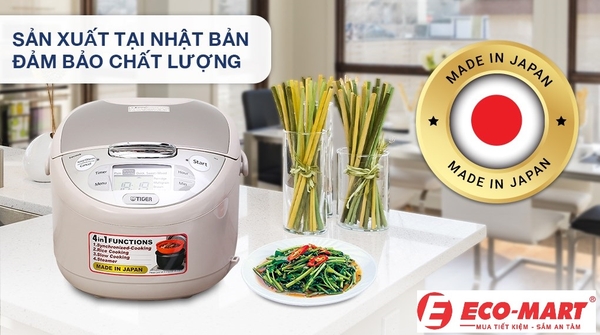 Nên mua nồi cơm điện 1,0L nào của Tiger JAX-R10 W và JAXS10W