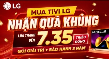 MUA TIVI LG – NHẬN QUÀ KHỦNG ĐẾN 7,35 TRIỆU ĐỒNG TẠI ECO-MART