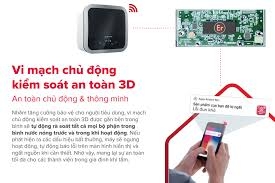 Tìm hiểu về công nghệ vi mạch chủ động kiểm soát an toàn 3D của bình nóng lạnh Ariston