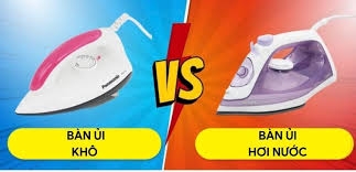 Bàn là hơi nước khác gì so với bàn là khô và loại nào phù hợp hơn cho việc ủi quần áo hàng ngày?