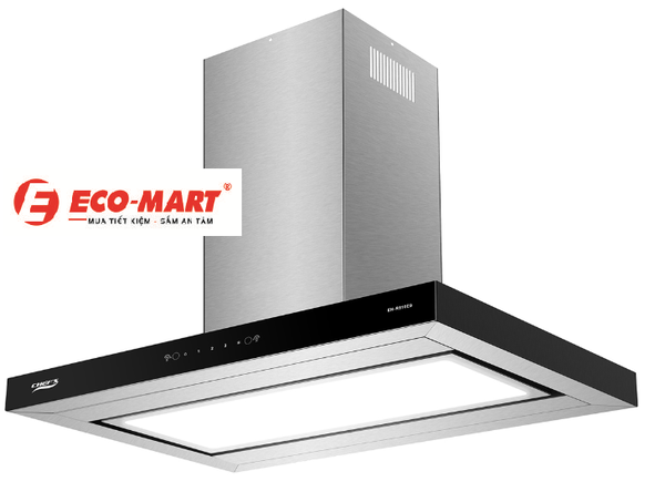 Hút mùi đảo chữ T EH-R810E9 của Chefs lắp được vị trí nào?
