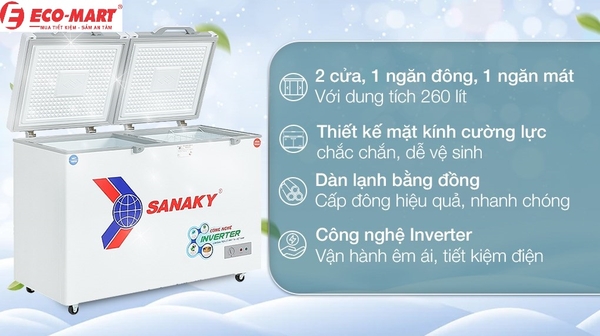 VH-3699W4K khám phá tủ đông 2 chế độ với nhiều ưu điểm nổi bật