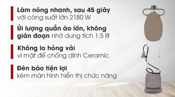 Đánh giá chi tiết bàn là cây Kangaroo KG75B11