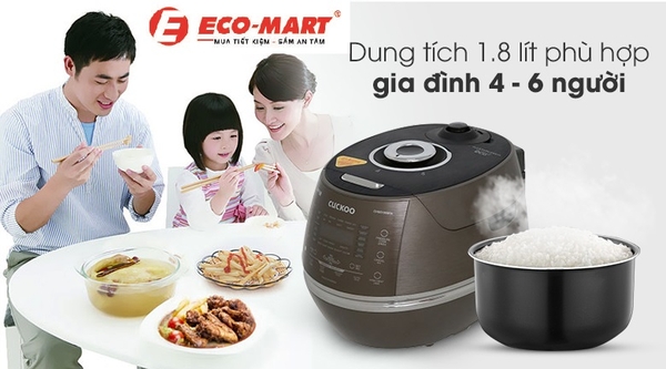 Nồi Cơm Điện Cao Tần Cuckoo CRP-CHSS1009FN: Chất lượng cao trong phân khúc giá