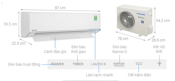 Đánh giá điều hòa Panasonic 2 chiều Inverter YZ12AKH-8: Có đáng mua trong năm 2025?