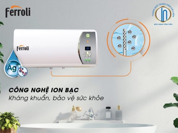 Review chi tiết bình nóng lạnh Ferroli VERDI20AG+ 20 lít