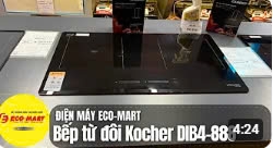 Video Review chi tiết bếp từ đôi Kocher DIB4-888