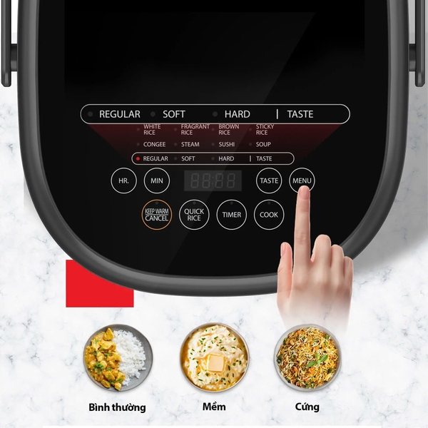 Đánh giá chi tiết Nồi cơm điện tử Toshiba RC-18DR4TVN có gì đặc biệt?