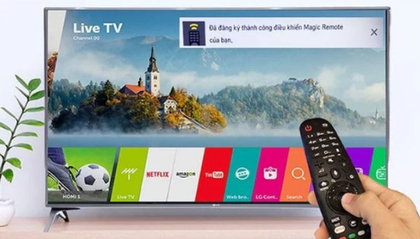 Cách khắc phục tình trạng mất con trỏ của điều khiển trên Tivi LG