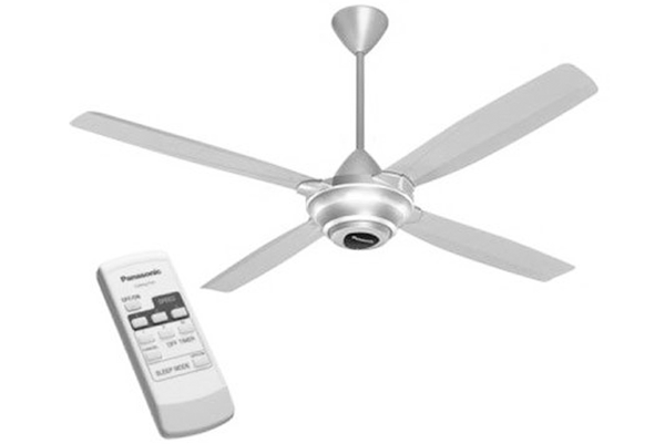 Quạt trần Panasonic 4 cánh F56MZG(S) trục dài 59W màu bạc